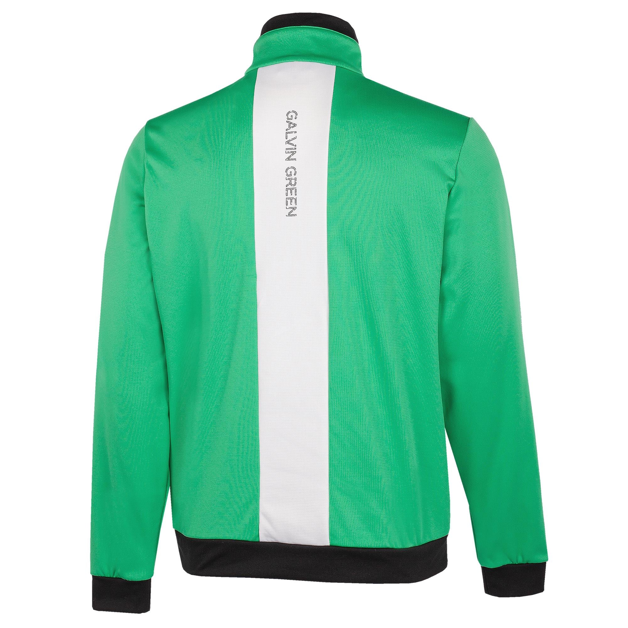 Galvin Green Dario Insula Mens Golf Mid Layer Golf Green/White